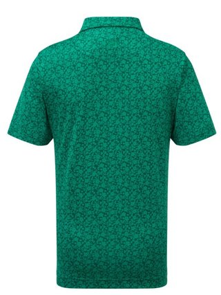 FootJoy Painted Floral Lisle detské polo, field green