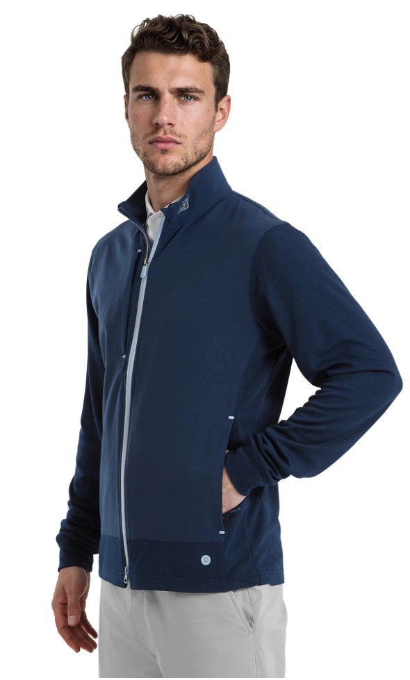FootJoy Tempo Hybrid Full-Zip pánska bunda, navy