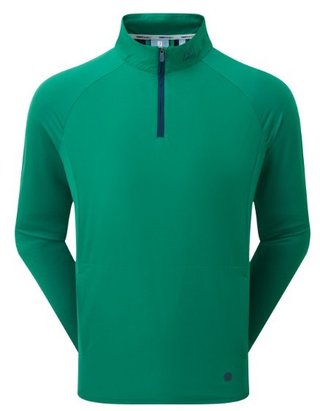 FootJoy Tempo Tech Midlayer pánska mikina, field green