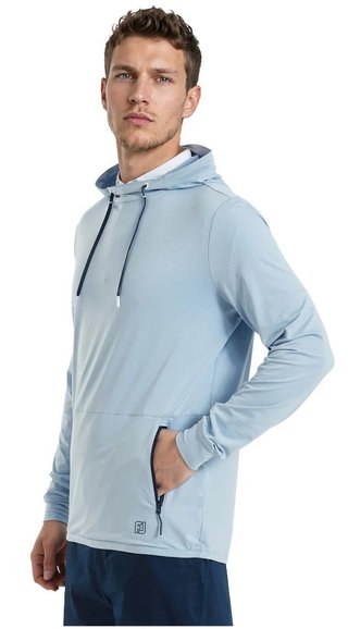FootJoy TempoSeries Hoodie pánska mikina, blue ocean
