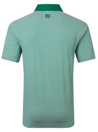 FootJoy Feeder Stripe Pique pánske polo, field green
