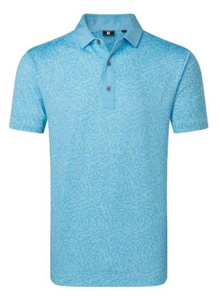 FootJoy Condensed Camo Print Lisle pánske polo, sea glass/blue reef/deep reef