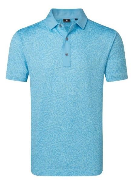 FootJoy Condensed Camo Print Lisle pánske polo, sea glass/blue reef/deep reef