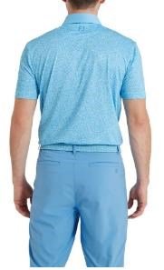 FootJoy Condensed Camo Print Lisle pánske polo, sea glass/blue reef/deep reef