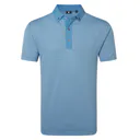 FootJoy Star Geo Jacquard pánske polo, coastal blue