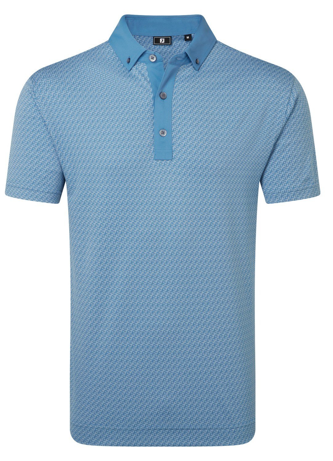 FootJoy Star Geo Jacquard pánske polo, coastal blue