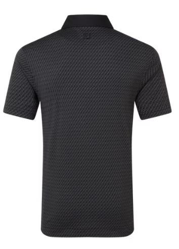 FootJoy Star Geo Jacquard pánske polo, čierne