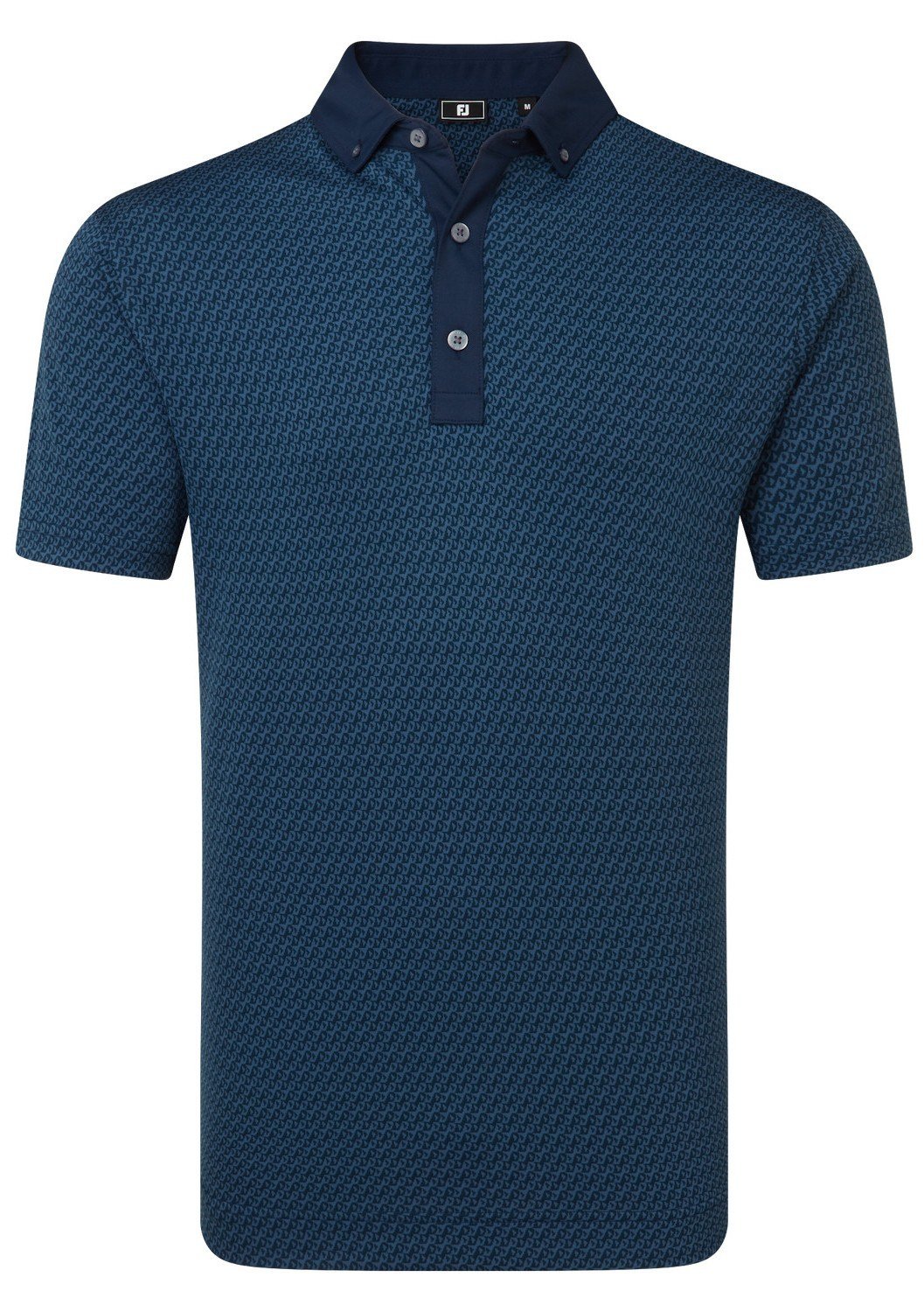 FootJoy Star Geo Jacquard pánske polo, navy