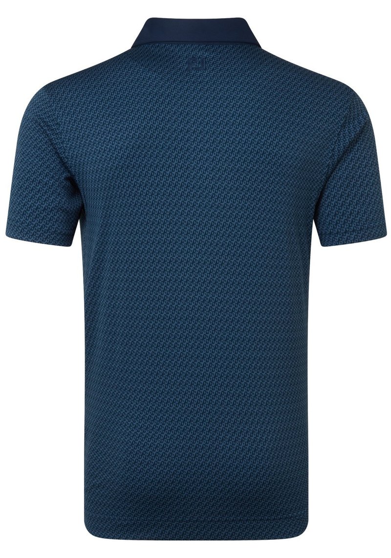 FootJoy Star Geo Jacquard pánske polo, navy