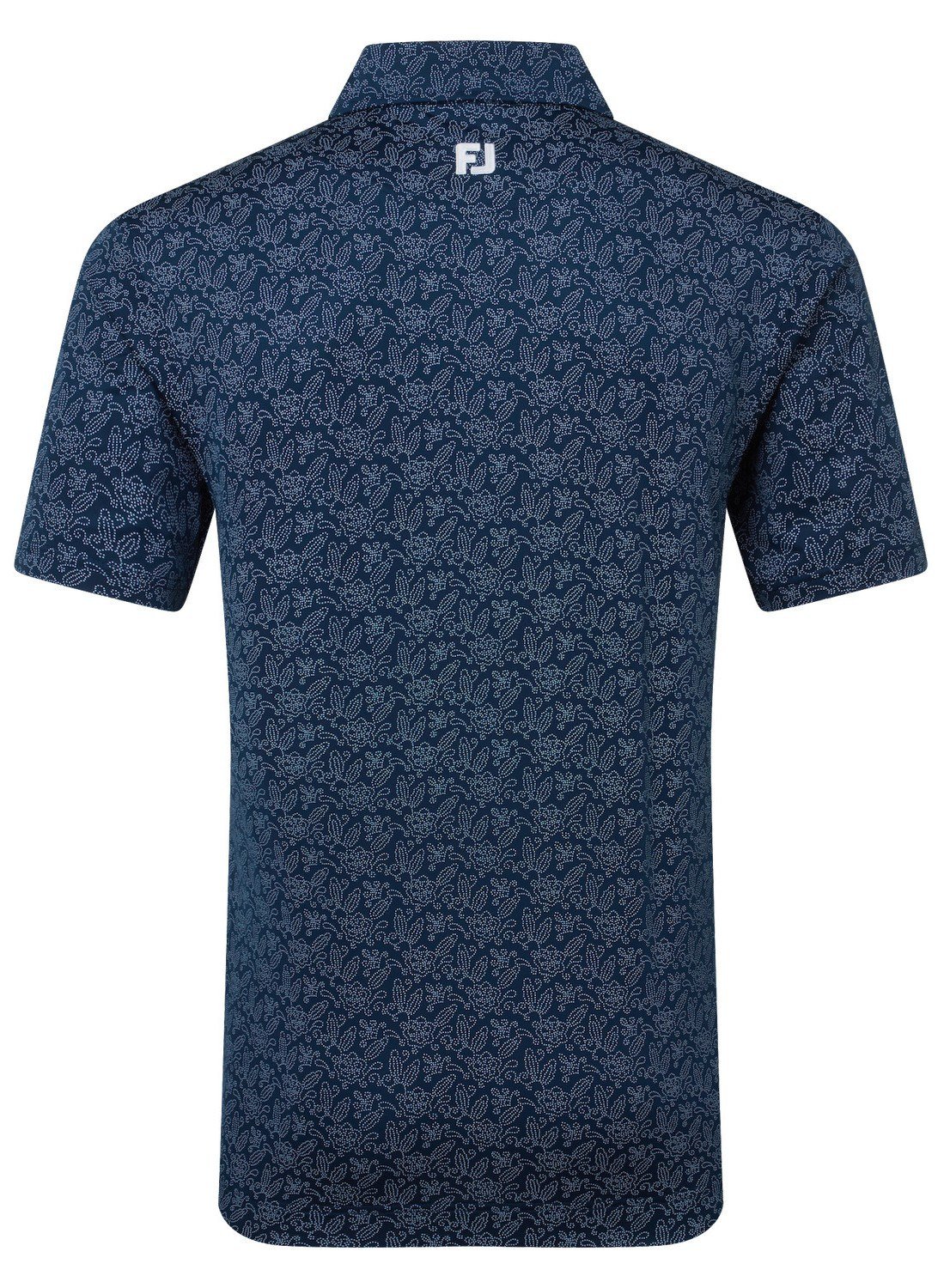 FootJoy Wingtip Floral Lisle pánske polo, navy/white