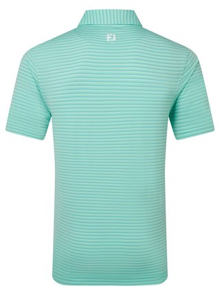 FootJoy Shadow Stripe Lisle pánske polo, sea glass