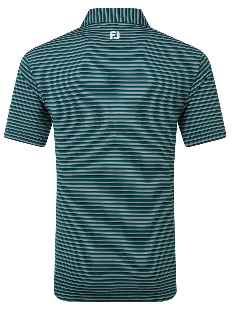 FootJoy Shadow Stripe Lisle pánske polo, navy