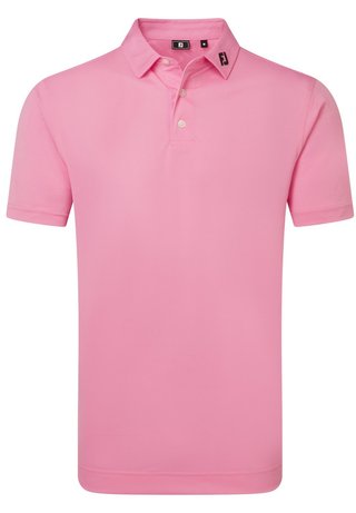 FootJoy Stretch Pique Solid pánske polo, pink pop