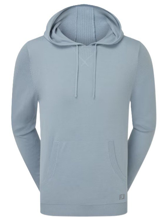FootJoy drirelease Knit Hoodie pánska mikina, chambray