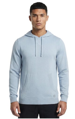 FootJoy drirelease Knit Hoodie pánska mikina, chambray