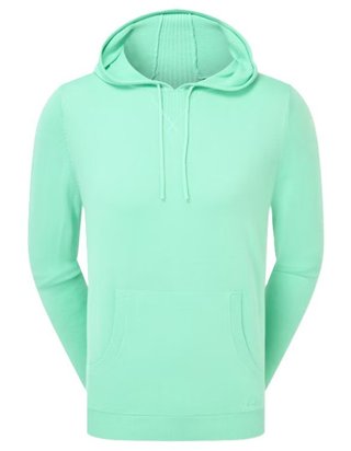 FootJoy drirelease Knit Hoodie pánska mikina, sea glass