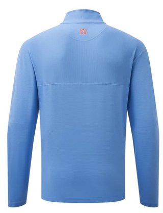 FootJoy Angled Ottoman Chill-Out pánska mikina, coastal blue