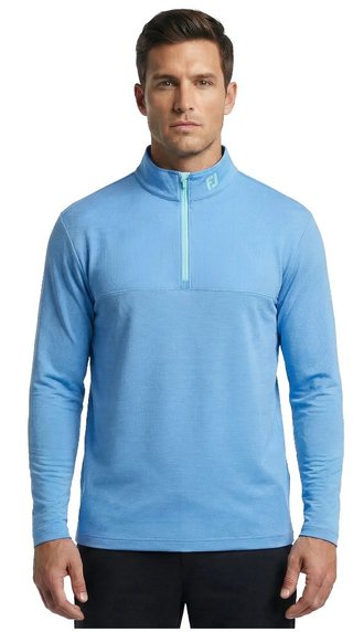 FootJoy Angled Ottoman Chill-Out pánska mikina, deep reef