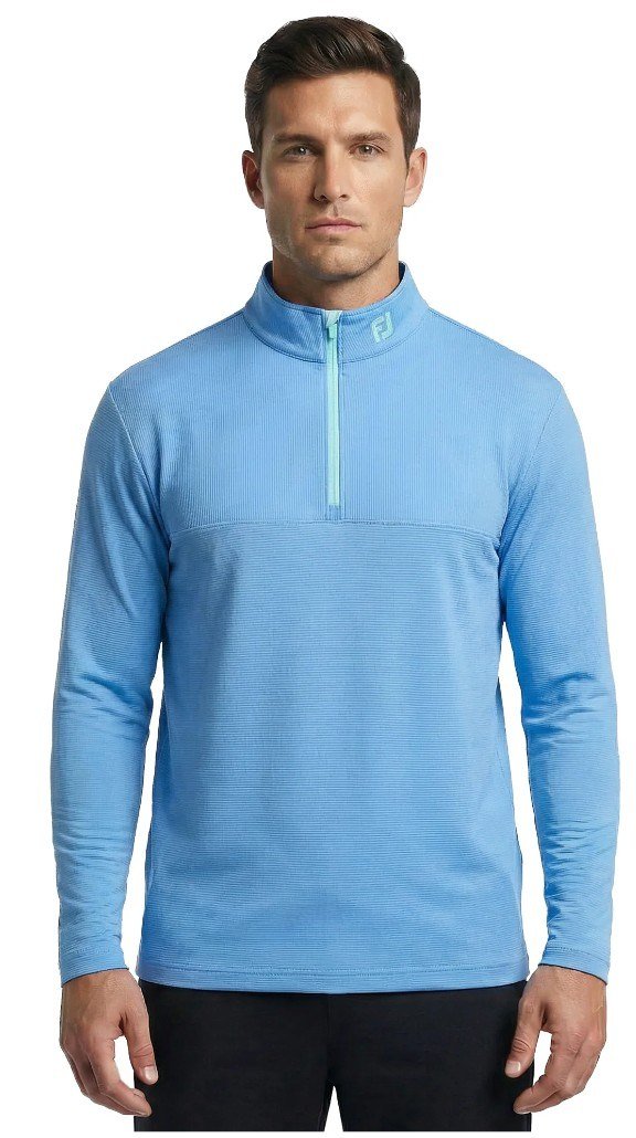 FootJoy Angled Ottoman Chill-Out pánska mikina, deep reef
