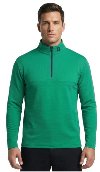 FootJoy Angled Ottoman Chill-Out pánska mikina, field green