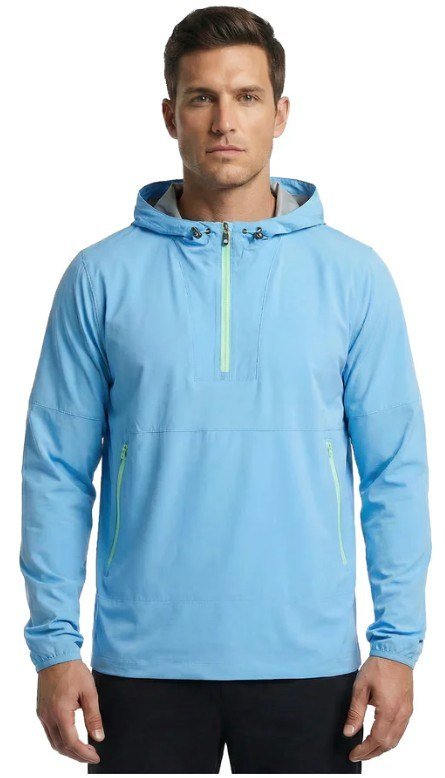 FootJoy HydroLite X Hoodie pánska bunda, deep reef/sea glass