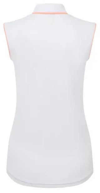 FootJoy Sleeveless dámske polo, biele