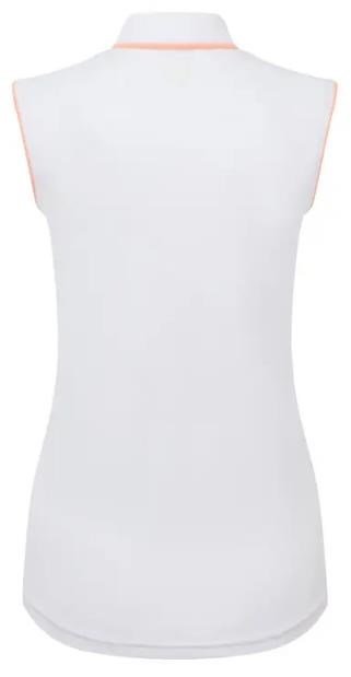 FootJoy Sleeveless dámske polo, biele
