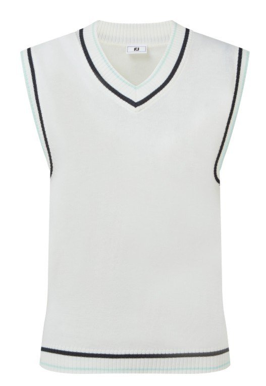 FootJoy Sweater Tank dámska vesta, biela