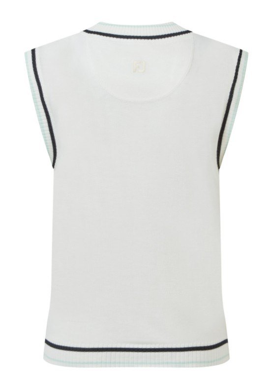 FootJoy Sweater Tank dámska vesta, biela