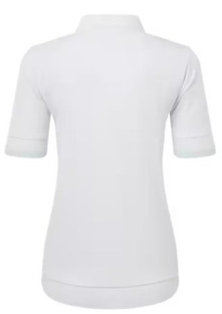 FootJoy Texture Knit dámske polo, white/glacial blue