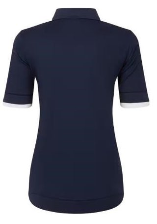 FootJoy Texture Knit dámske polo, navy/white