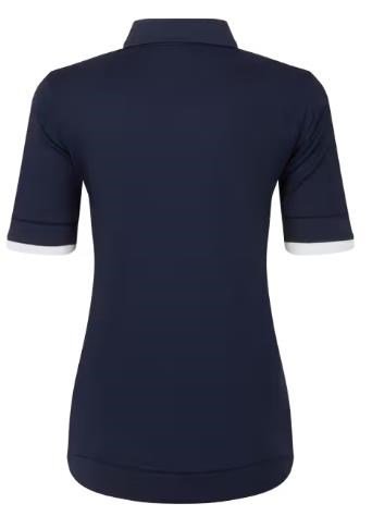 FootJoy Texture Knit dámske polo, navy/white