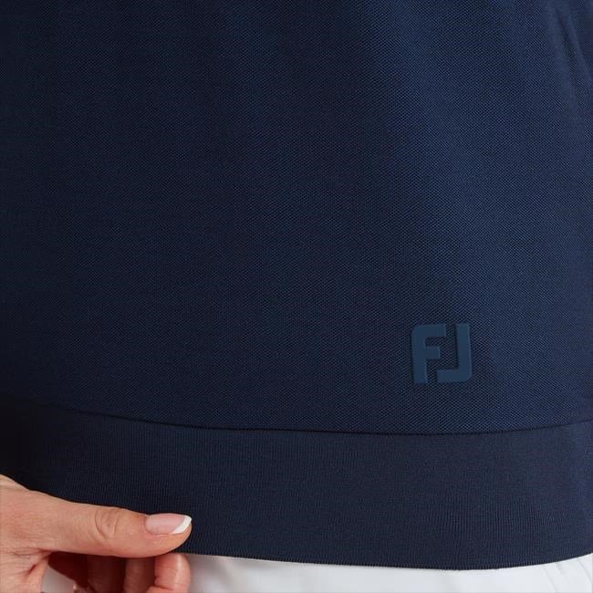 FootJoy Texture Knit dámske polo, navy/white