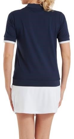 FootJoy Texture Knit dámske polo, navy/white
