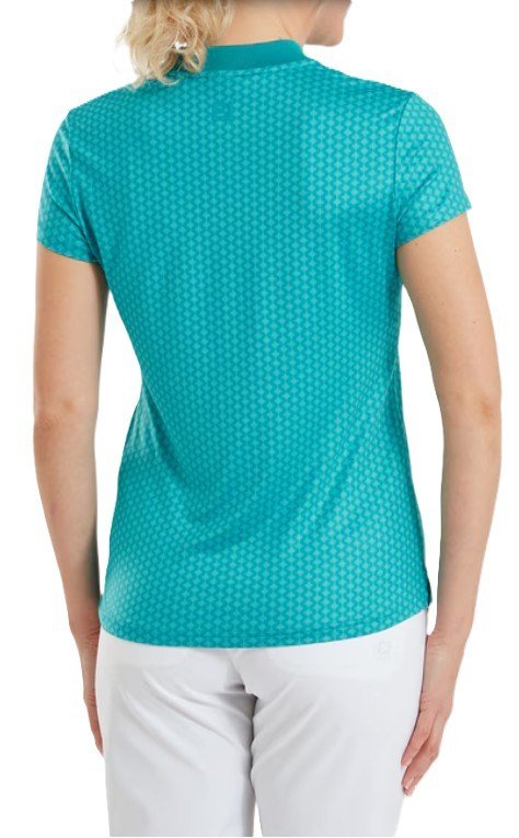 FootJoy Zip Blade dámske polo, tonal tile blue print