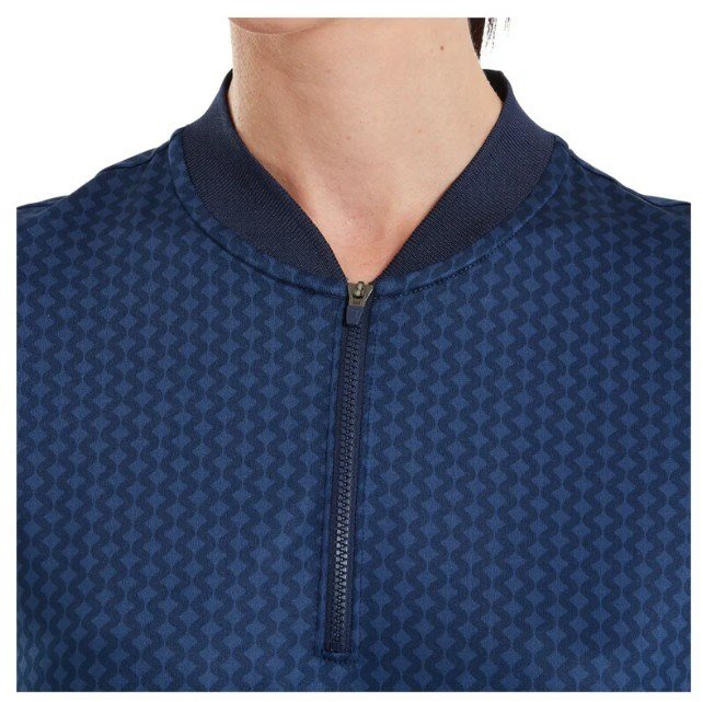 FootJoy Zip Blade dámske polo, tonal tile navy print