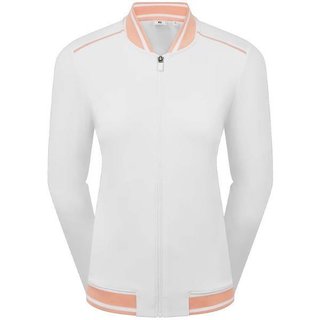 FootJoy Track dámska bunda, biela/desert peach