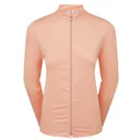 FootJoy Midlayer Full Zip Printed Sleeve dámska mikina, desert peach