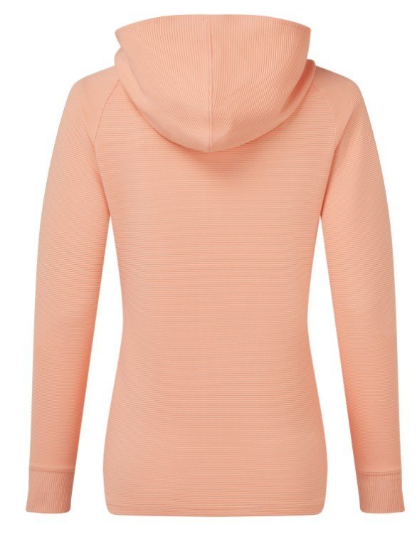 FootJoy Full-Zip Ottoman Hoodie dámska mikina, desert peach