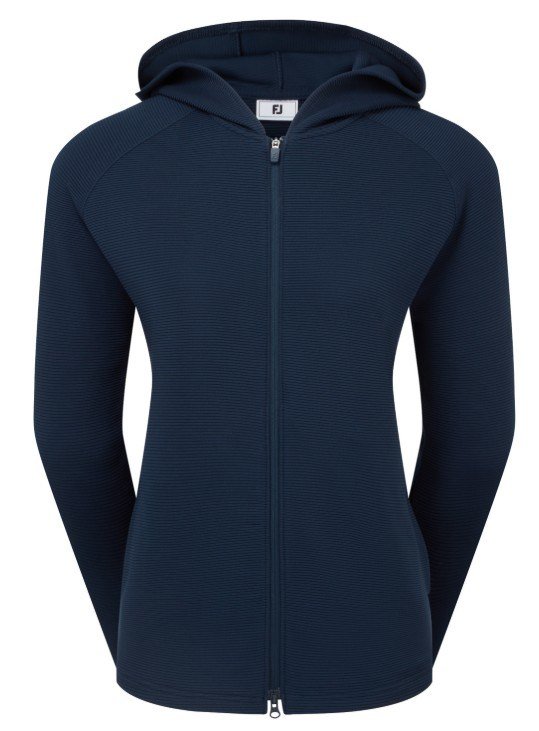 FootJoy Full-Zip Ottoman Hoodie dámska mikina, navy