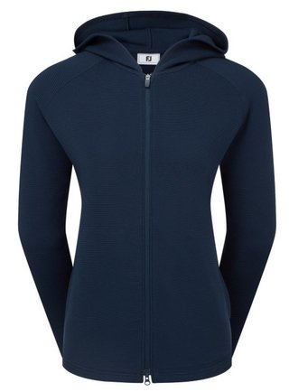 FootJoy Full-Zip Ottoman Hoodie dámska mikina, navy