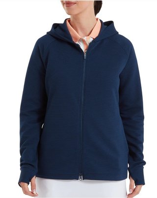 FootJoy Full-Zip Ottoman Hoodie dámska mikina, navy