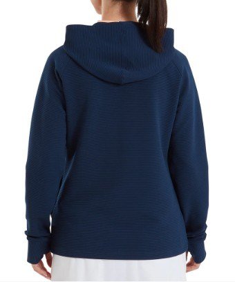 FootJoy Full-Zip Ottoman Hoodie dámska mikina, navy
