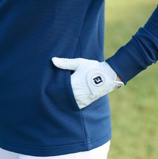 FootJoy Full-Zip Ottoman Hoodie dámska mikina, navy