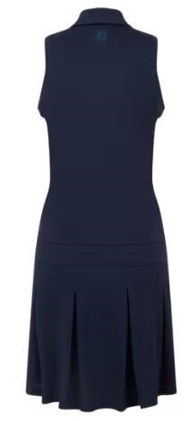 FootJoy Pleated dámske šaty, navy/biela