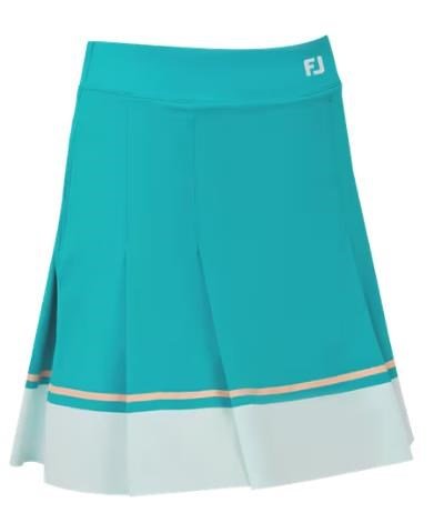 FootJoy Pleated dámsky skort, tile blue/glacial blue