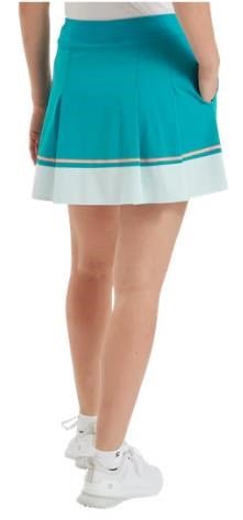 FootJoy Pleated dámsky skort, tile blue/glacial blue