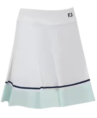 FootJoy Pleated dámska sukňa, bielo/tmavomodrá