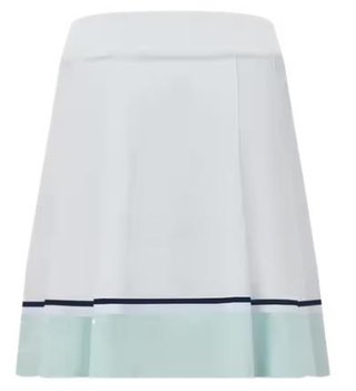 FootJoy Pleated dámska sukňa, bielo/tmavomodrá