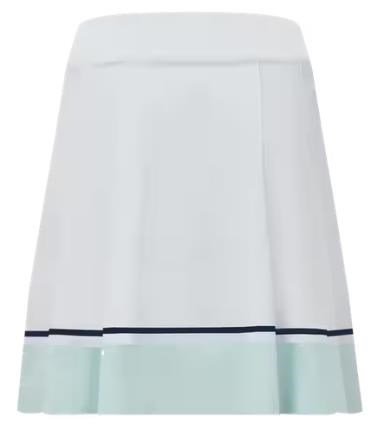 FootJoy Pleated dámska sukňa, bielo/tmavomodrá